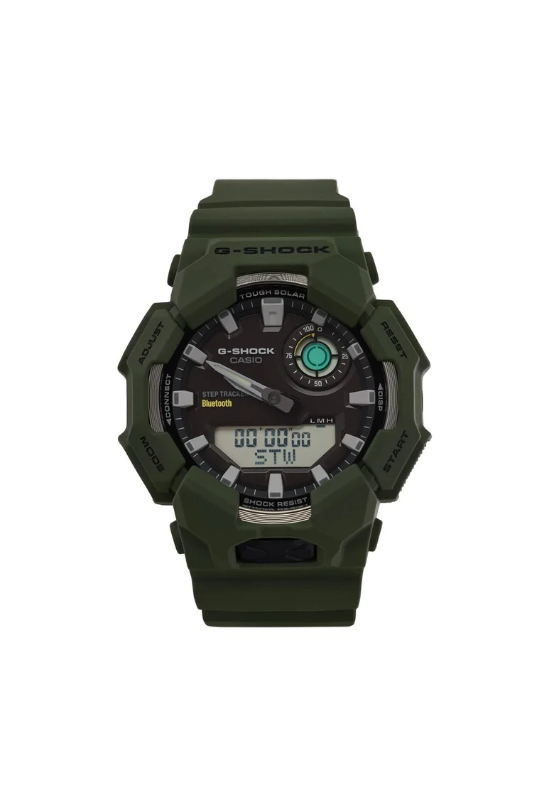 Ceas barbatesc, G Shock, verde, One Size INTL