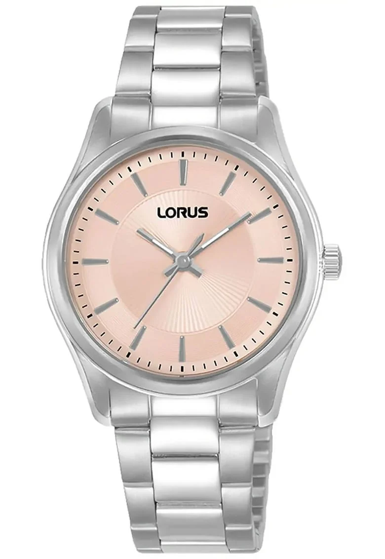 Ceas  Damski Quartz, Bratara Inox, Cadran Roz, 5 ATM
