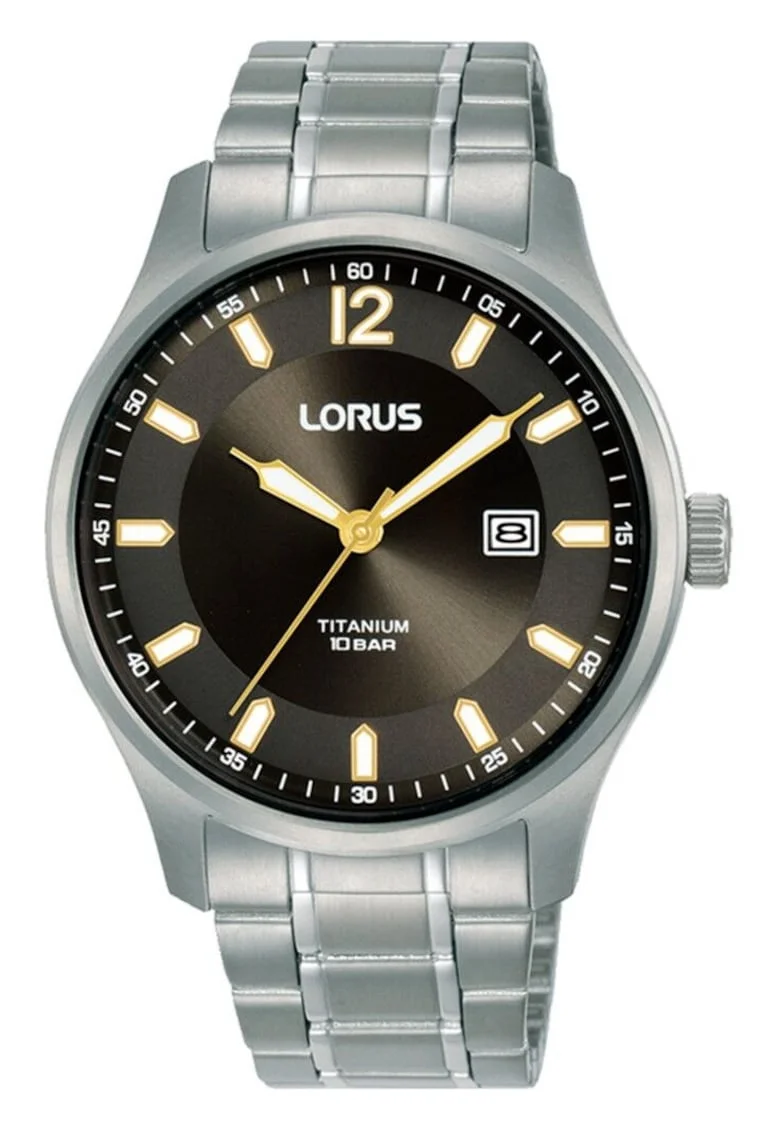 Ceas Barbati  RH999QX9 Negru Argintiu (Ø 40 mm)