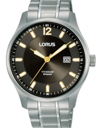 Ceas Barbati  RH999QX9 Negru Argintiu (Ø 40 mm)