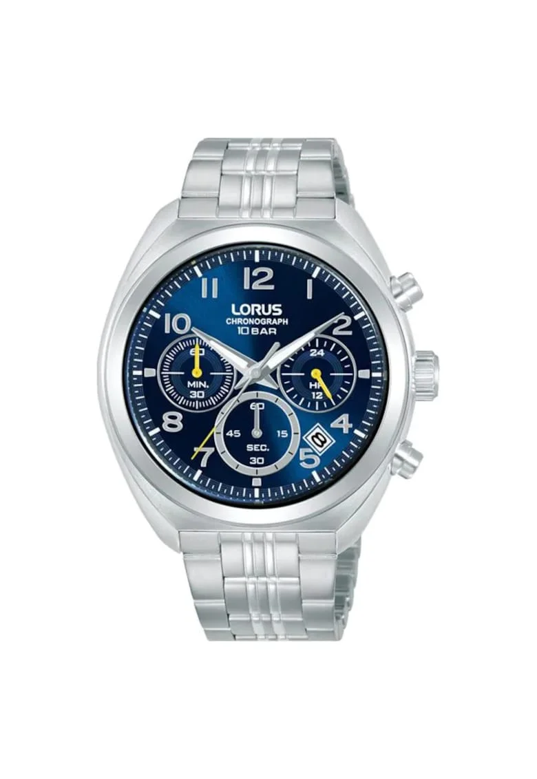 Ceas sportiv  RT389KX9, bratara din inox, cronograf, 24h, argintiu, 11mm