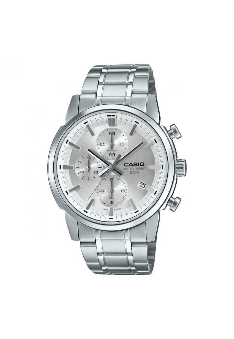 Ceas barbati,  Collection MTP-E MTP-E510D-7AVDF, Inox, Argintiu