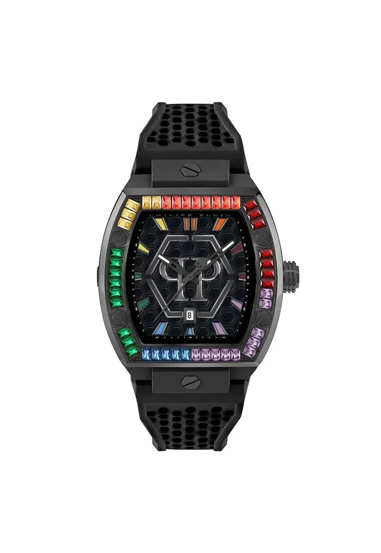 Ceas barbatesc  carcasa Otel cu diametrul de 44 mm rezistenta la apa de 5 ATM, PWPUA0324