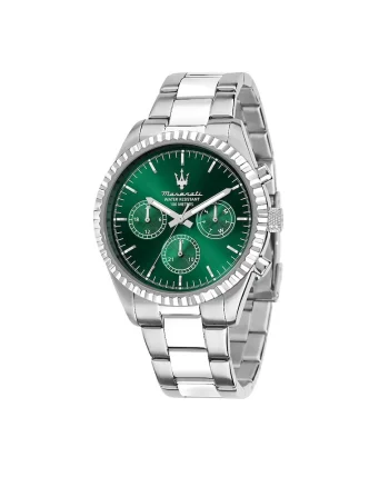 Ceas  Competizione R8853100044, Multifunction, carcasa 43mm, cadran verde