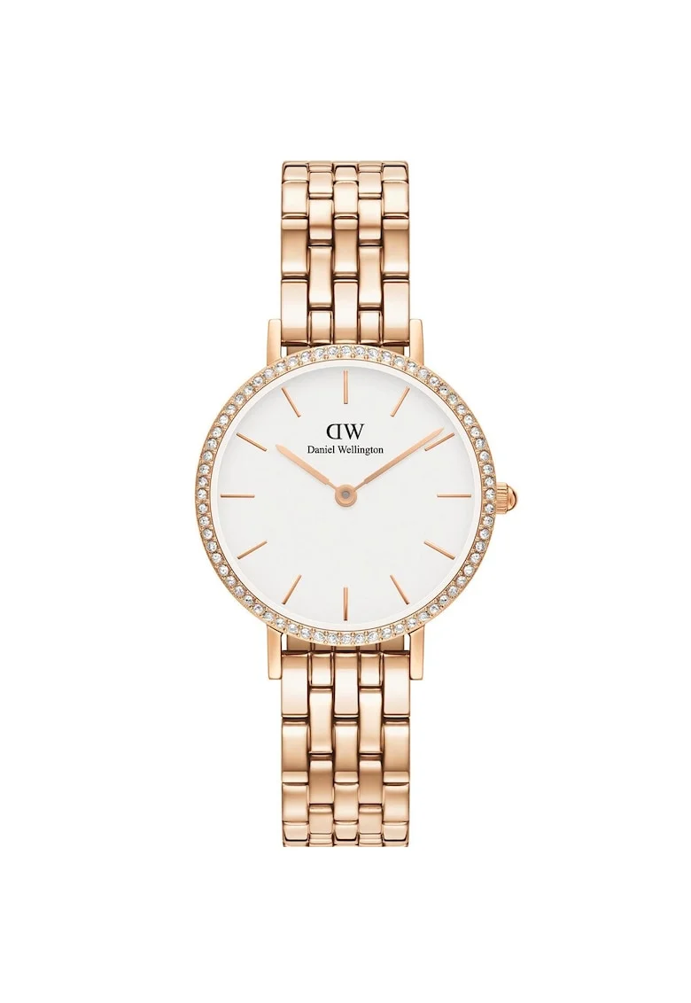 DW00100666 Ladies Watch Petite Lumine Bezel 5-Link Melrose 28mm 3ATM