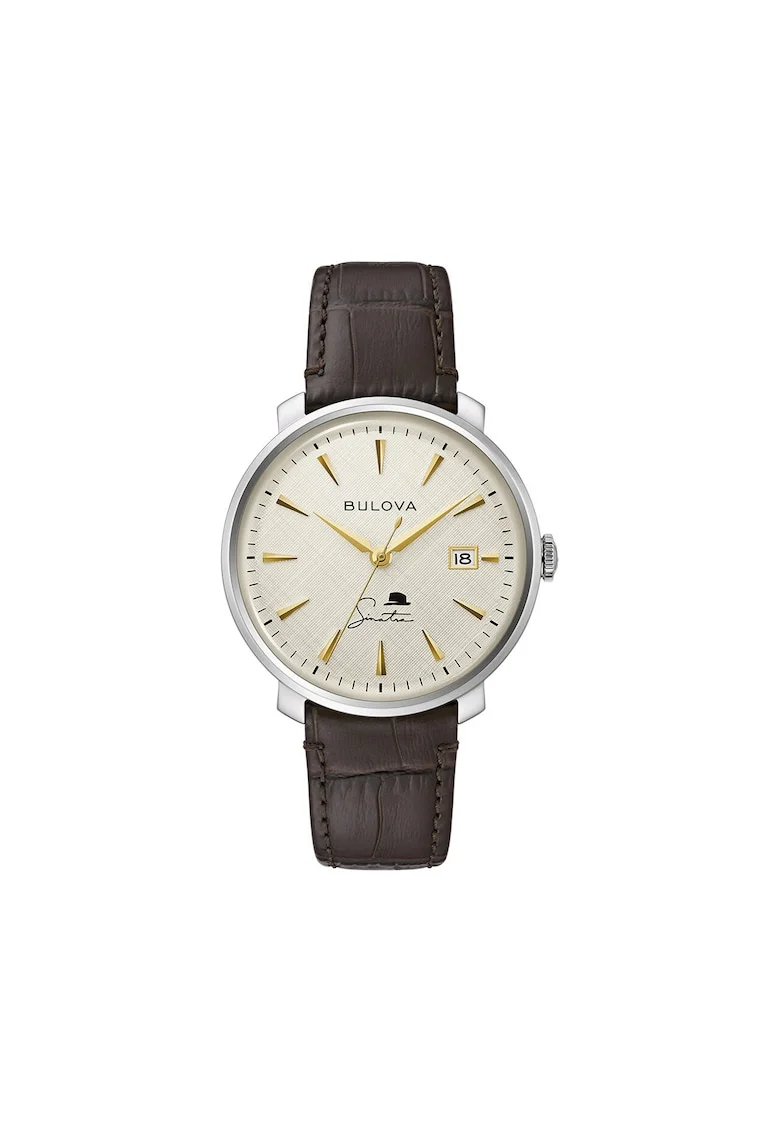 Ceas barbatesc  96B359, Automatic, 40mm, 3ATM, Argintiu