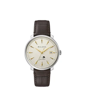 Ceas barbatesc  96B359, Automatic, 40mm, 3ATM, Argintiu