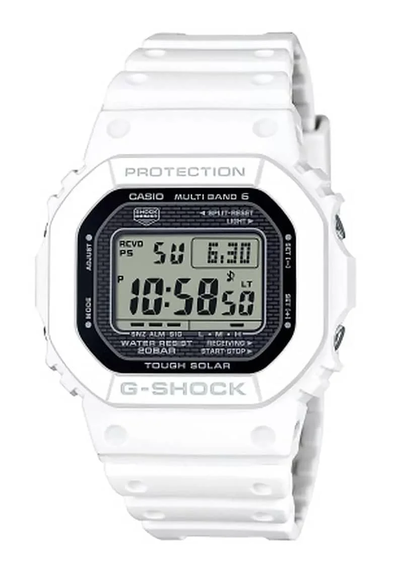 Ceas digital G-Shock, Alb