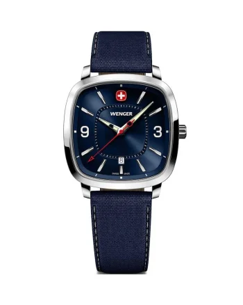 Ceas barbatesc  Quartz, 37mm, 5ATM, Albastru
