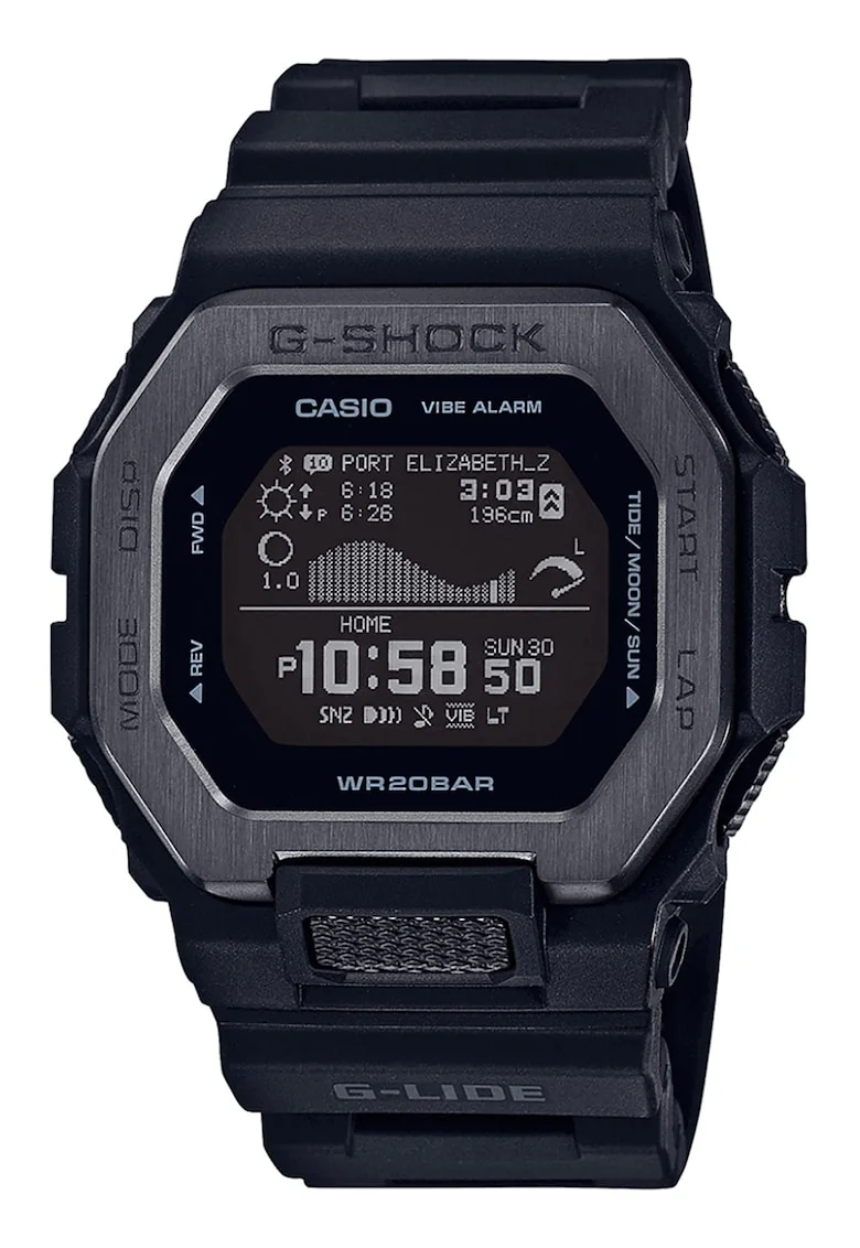 Ceas analog si digital, Negru
