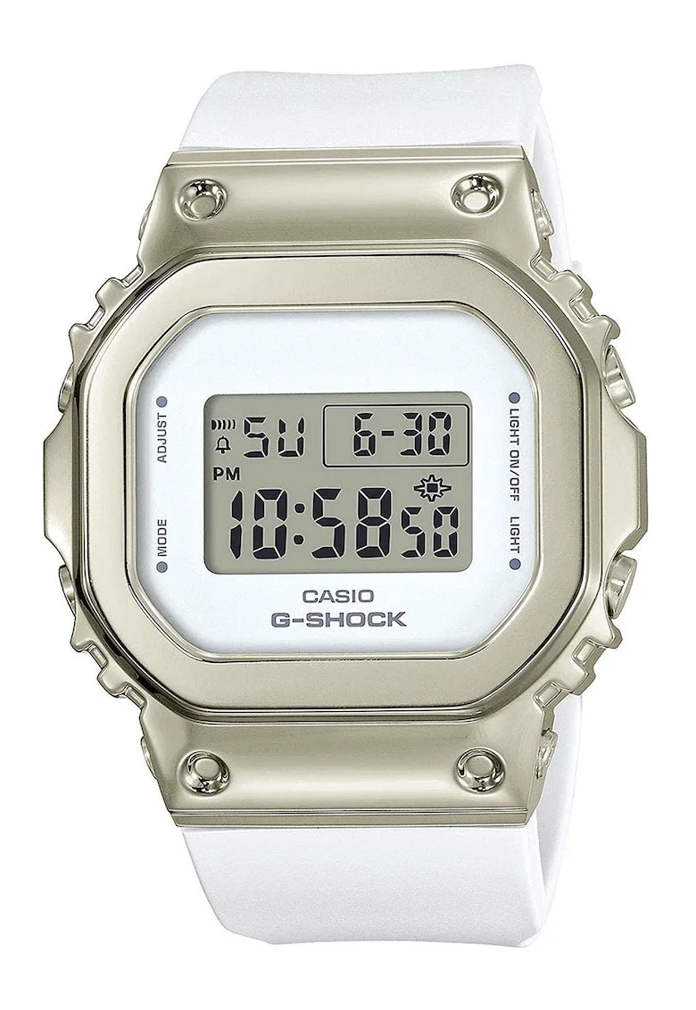 Ceas digital G-Shock, Alb prafuit