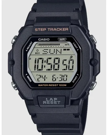 Ceas quartz digital, Negru