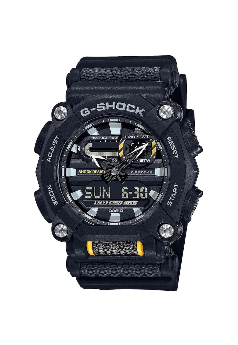Ceas barbatesc  Quartz, 49mm, 20ATM, Negru
