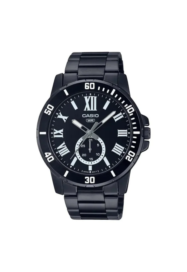 Ceas Barbati,  Collection MTP-VD MTP-VD200B-1B, Negru