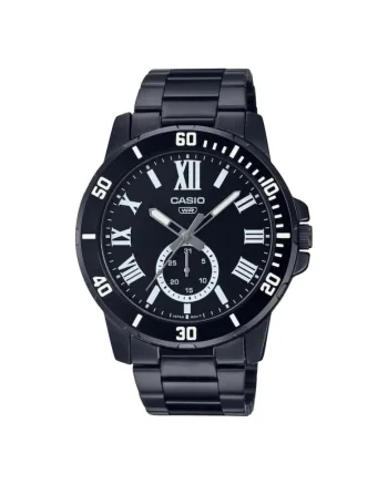 Ceas Barbati,  Collection MTP-VD MTP-VD200B-1B, Negru