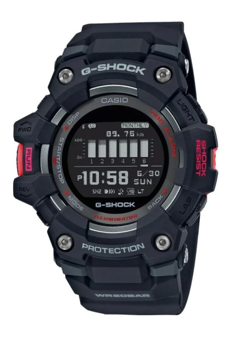 Ceas digital cu o curea de rasina G-Shock, Bleumarin inchis