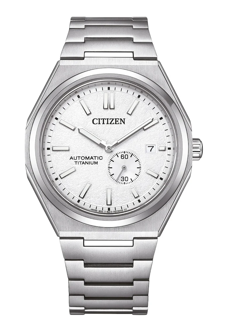 Ceas automatic din titan, Argintiu