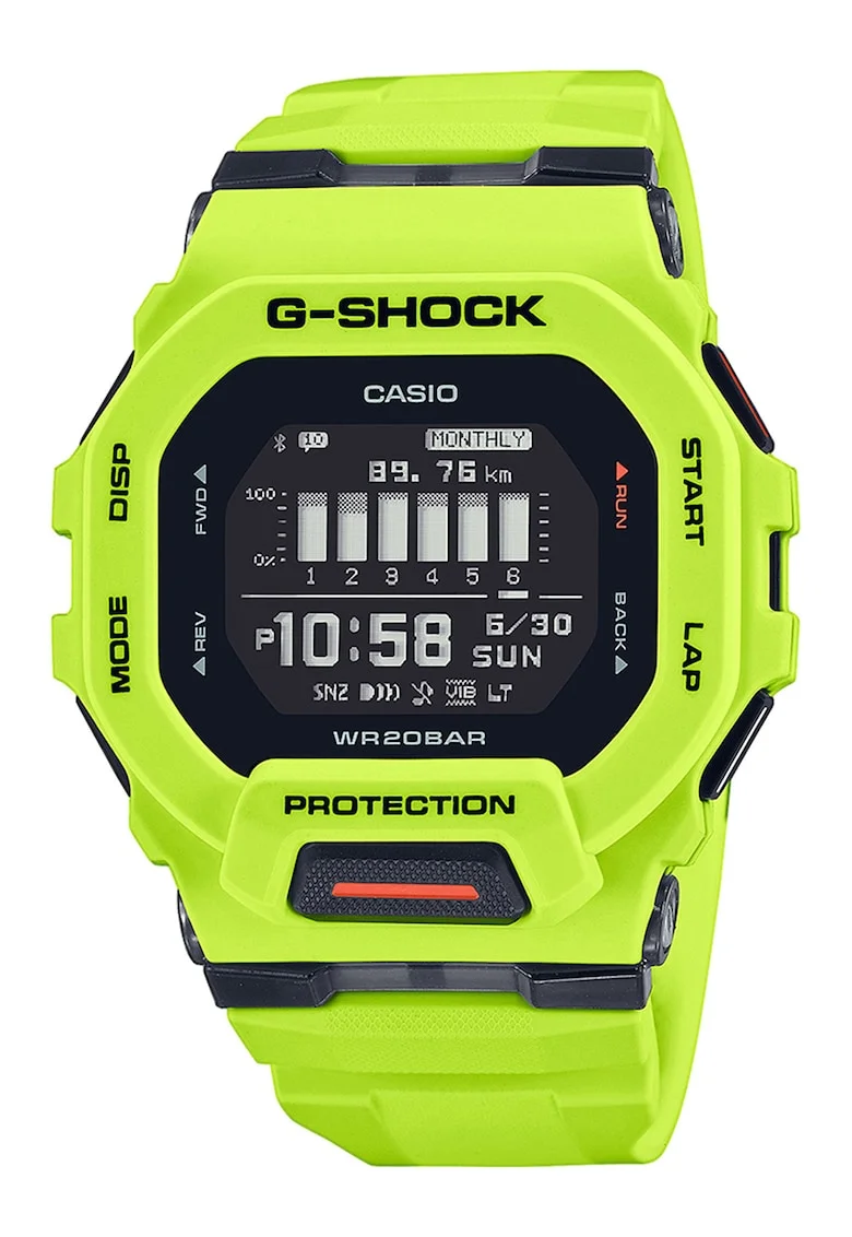 Ceas digital G-Shock, Verde neon