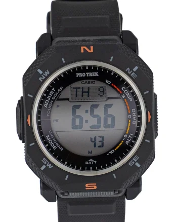 Ceas digital cu functii multiple Pro-Trek, Negru