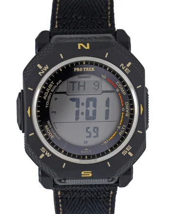 Ceas digital cu functii multiple Pro-Trek, Negru