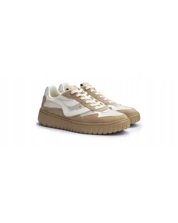 Sneakers  Toro Wave piele, Alb/Maro