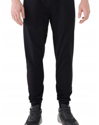 Pantaloni de trening cu buzunare, Negru