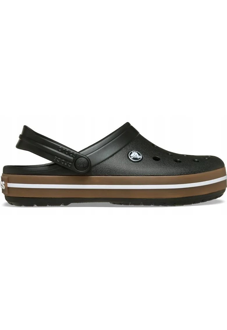 copii  Crocband, negru, Alb/Negru/Maro