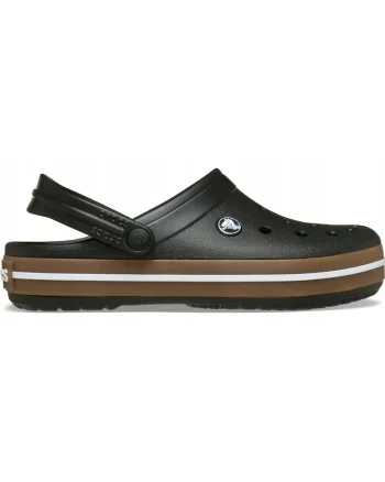 copii  Crocband, negru, Alb/Negru/Maro