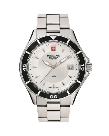 Ceas de dama  77.401.132, Quartz, 36mm, 10ATM, Argintiu