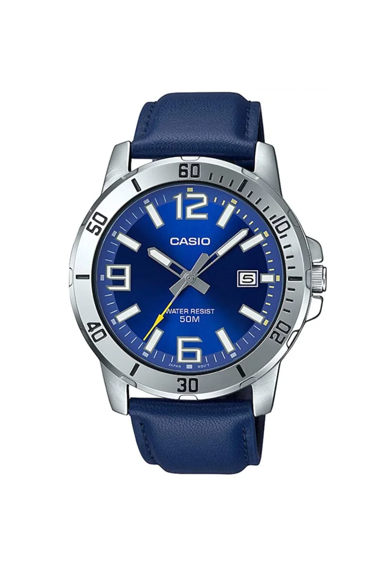 Ceas Barbati,  Collection MTP-VD MTP-VD01BL-2B, Argintiu