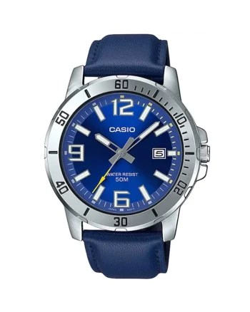 Ceas Barbati,  Collection MTP-VD MTP-VD01BL-2B, Argintiu