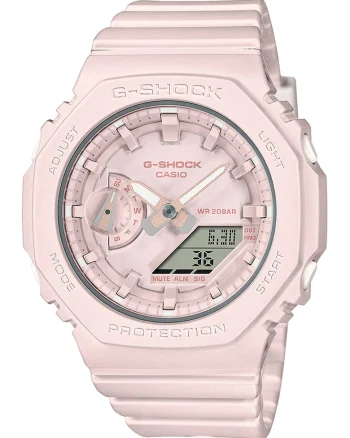 Ceas cu ecran mixt G-Shock Resign, Roz pal