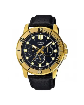 Ceas pentru barbati  Collection, MTP-VD MTP-VD300L-2E 1432837748, Negru/Argntie