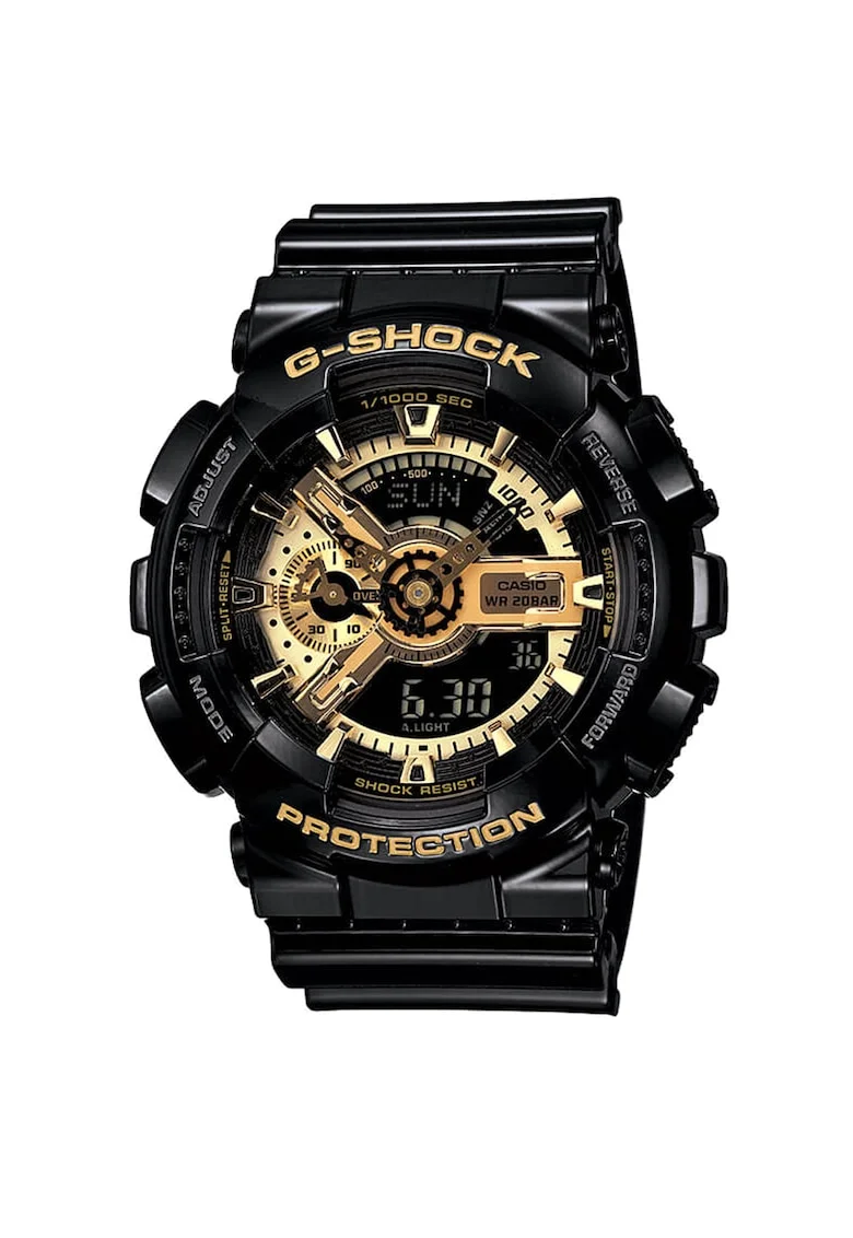 Ceas cronograf cu multiple functii G-SHOCK, Negru