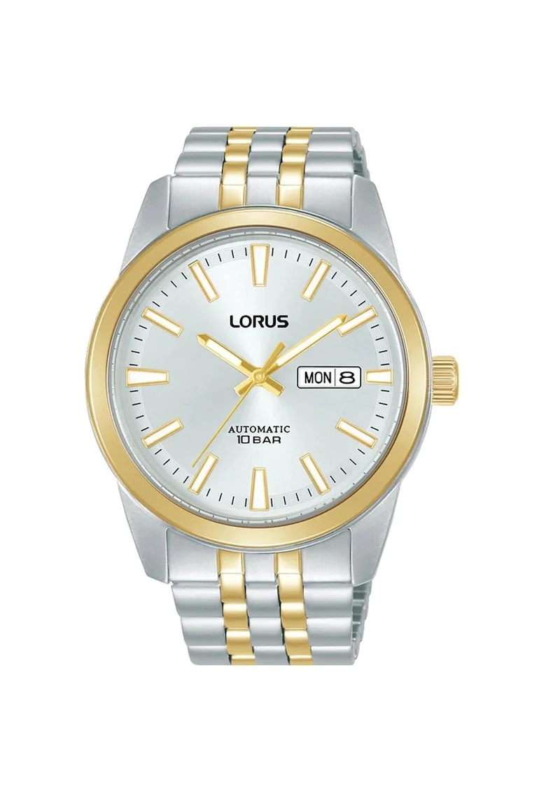Ceas  Classic RL494BX9, automat, 42mm, argintiu, bratara din inox, cadran alb, rezistent la apa 10 ATM