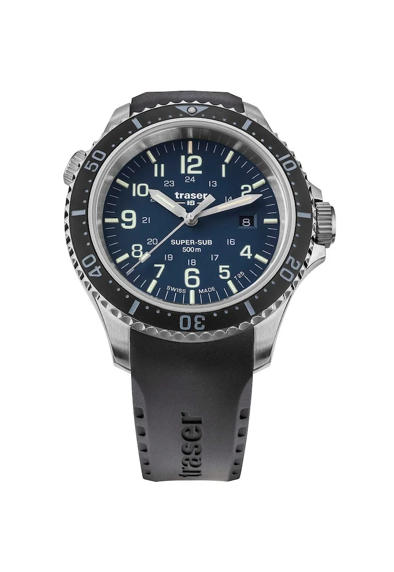 Ceas barbatesc  H3 109374, Quartz, 46mm, 50ATM, Argintiu