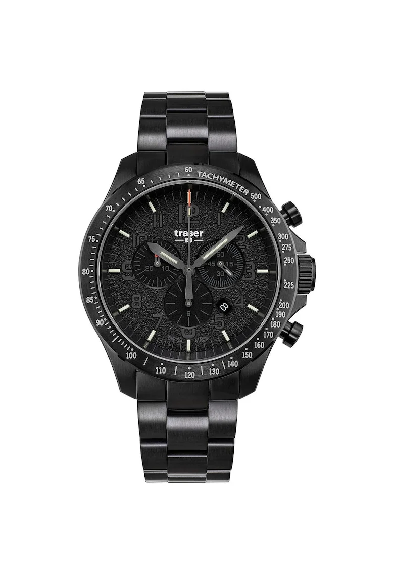 H3 109466 P67 Officer chrono black steel 46mm 10ATM