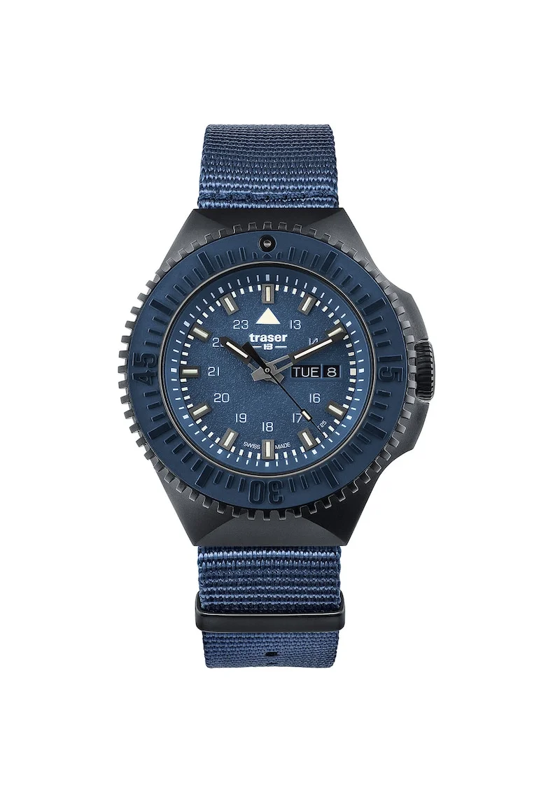 Ceas barbatesc  109856, Quartz, 46mm, 20ATM, Negru