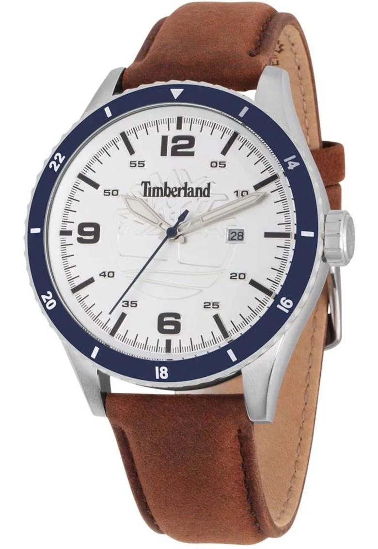 Ceas barbatesc,  Ashmont, piele cafenie, 46mm, rezistent la apa 5 ATM