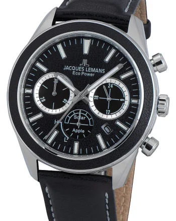 1-2115A Eco Power Apple Mens Watch Chronograph 44mm 10ATM