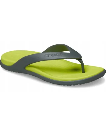 flip-flop  Coast Flip gri ardezie cu verde, Gri inchis