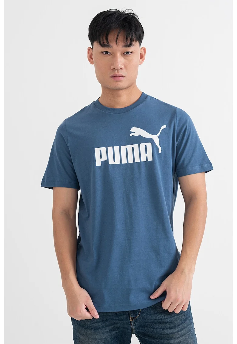 Tricou cu imprimeu logo ESS No. 1, Albastru prafuit