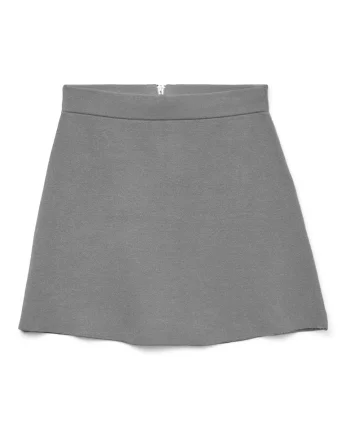 Fusta mini,  negru, plastic - 69875, Gri