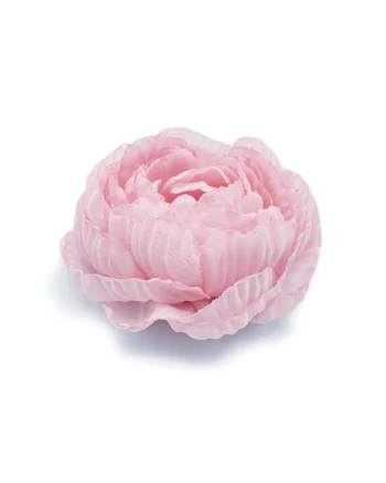 Brosa eleganta floare bujor,  Mia, voal roz