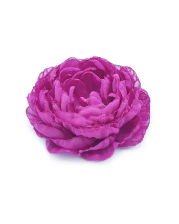 Brosa eleganta bujor,  Avery, floare mare din voal roz