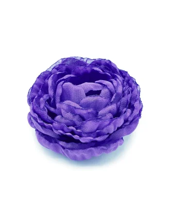 Brosa eleganta floare bujor,  voal movwqfwq, Albastru indigo