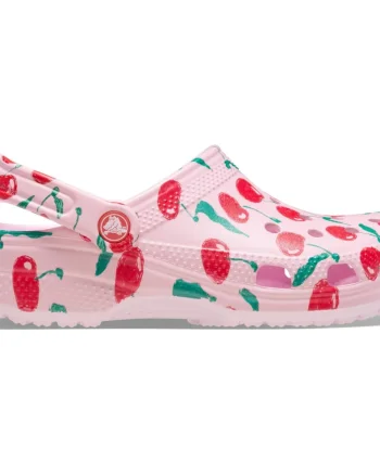 Saboti Crocs Classic Fresh Fruits Clog Roz - Pink Milk