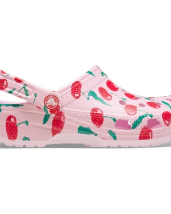 Saboti Crocs Classic Fresh Fruits Clog Roz - Pink Milk