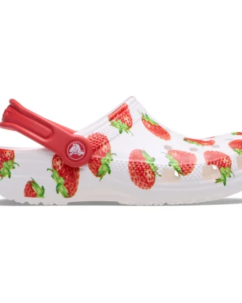 Saboti Crocs Classic Fresh Fruits Clog Kids Alb - White