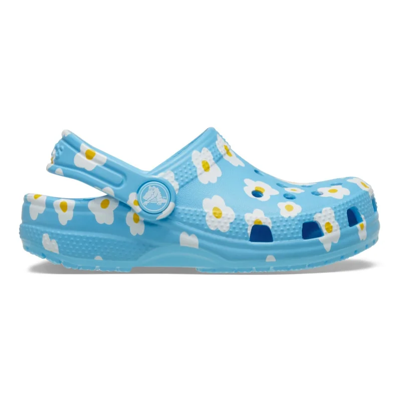 Saboti Crocs Classic Toddler Daisy Clog Multicolor - Tinted Glass
